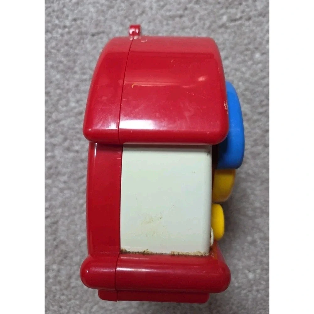 Vintage 80s KIDDICRAFT Musical Wind Up Happy Puppy Dog Toy Tested Works